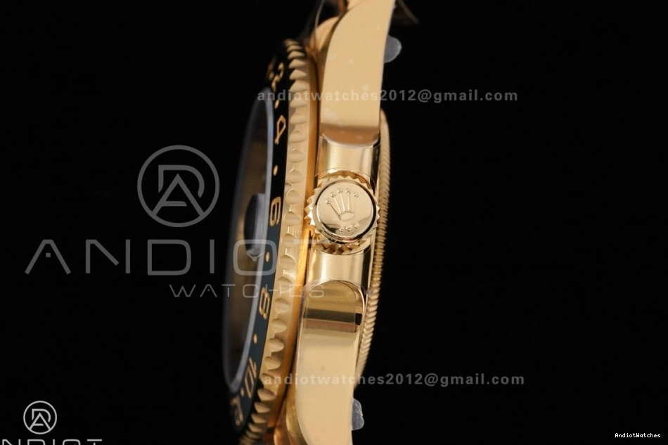 Classic YG SH3285 Black Edition ARF 126718 II Jubilee on GRNR 925 V GMT Bracelet Dial New Master Best 1122